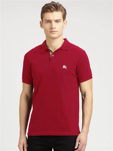 burberry polo tee red|burberry polo nordstrom.